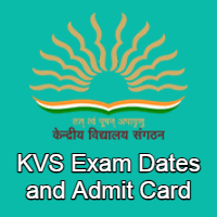 kvs exam date admit card pgt tgt prt