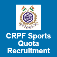 crpf sports quota recruitment
