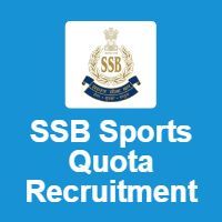 ssb sports quota recruitment constable