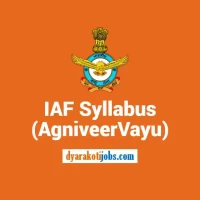 IAF AgniveerVayu Syllabus, Model Question Paper, Pdf Download