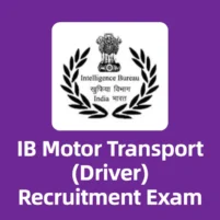 ib motor transport driver recruitment exam