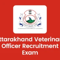ukpsc veterinary officer recruitment exam