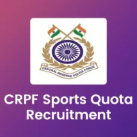 crpf sports quota recruitment