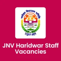 jnv haridwar teaching staff vacancy